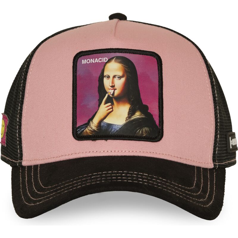 kapa-zaobljena-ruzicasta-snapback-acid-art1-monacid-mona-lisa-slavne-osobe-capslab kapa-zaobljena-ruzicasta-snapback-acid-art1-monacid-mona-lisa-slavne-osobe-capslab
