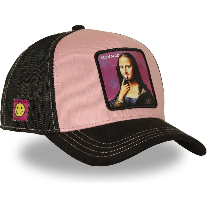 kapa-zaobljena-ruzicasta-snapback-acid-art1-monacid-mona-lisa-slavne-osobe-capslab kapa-zaobljena-ruzicasta-snapback-acid-art1-monacid-mona-lisa-slavne-osobe-capslab