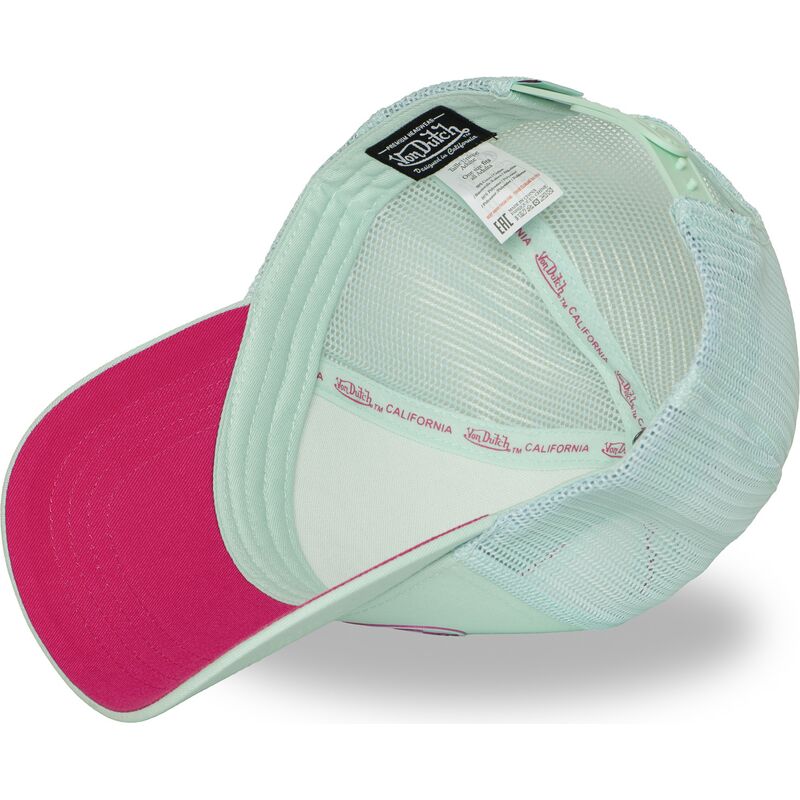kapa-zaobljena-zelena-snapback-rosa-log21-von-dutch