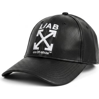 Kapa zaobljena crna podesiv Clamp Arrows PU Leather L/AB c/o Off-White™