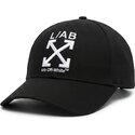kapa-zaobljena-crna-podesiv-clamp-arrows-twill-l-ab-c-o-off-white