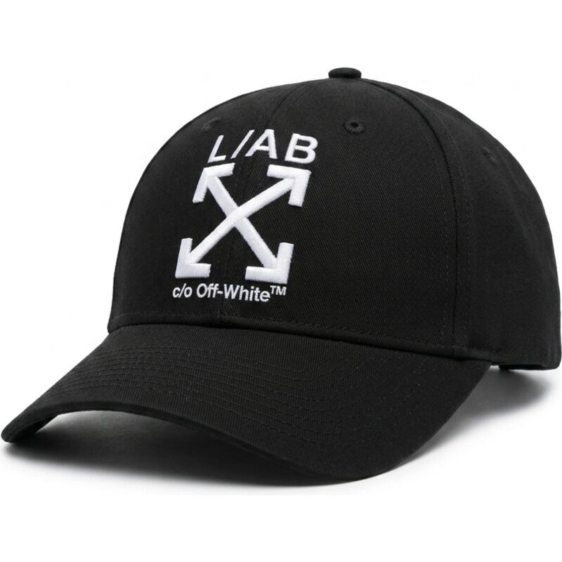 kapa-zaobljena-crna-podesiv-clamp-arrows-twill-l-ab-c-o-off-white