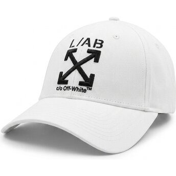 Kapa zaobljena bijela podesiv Clamp Arrows Twill L/AB c/o Off-White™
