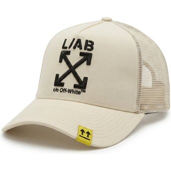 Kapa zaobljena bež snapback Clamp Arrows L/AB c/o Off-White™