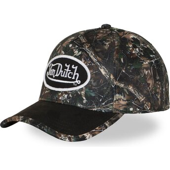 Kapa zaobljena smeđa snapback REKA02 Von Dutch