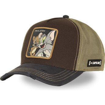 Kapa zaobljena smeđa snapback TAJ9 JAT Tom i Jerry Looney Tunes Capslab