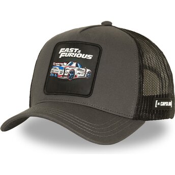 Kapa zaobljena siva snapback FF01 DRI Fast & Furious Capslab
