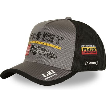 Kapa zaobljena siva snapback BTF2 BTF DMC DeLorean Povratak u budućnost Capslab