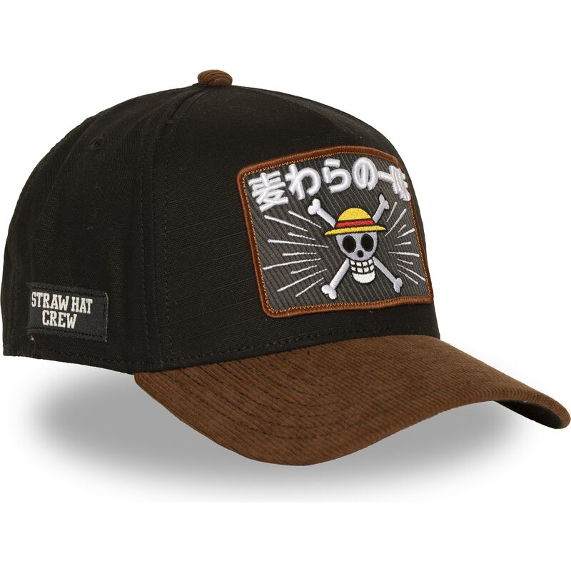 kapa-zaobljena-smeda-snapback-op8-mug-slamnati-gusari-one-piece-capslab