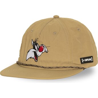 Kapa ravna bež snapback LOO13 GOOB Silvestar Looney Tunes Capslab