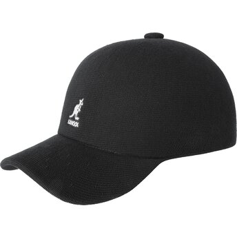 Kapa zaobljena crna podesiv Bamboo Adj Spacecap Kangol