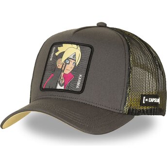 Kapa zaobljena siva snapback Karma BOR KAR Boruto Capslab