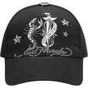 kapa-zaobljena-crna-snapback-dagger-scorpion-ed-hardy