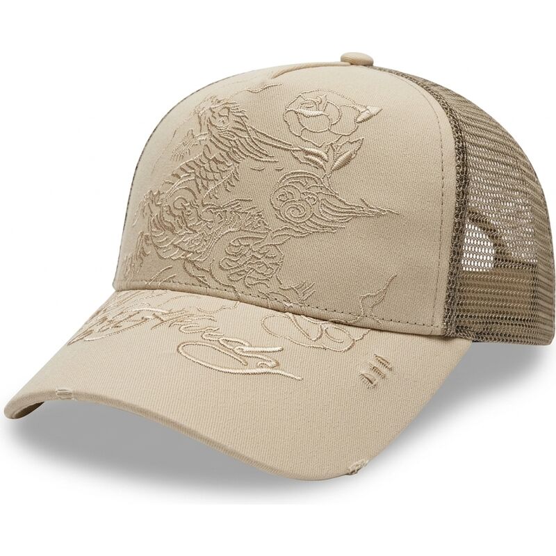 kapa-zaobljena-kaki-snapback-outline-ed-hardy