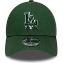 kapa-zaobljena-zelena-podesiv-9forty-team-outline-los-angeles-dodgers-mlb-new-era