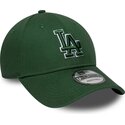 kapa-zaobljena-zelena-podesiv-9forty-team-outline-los-angeles-dodgers-mlb-new-era