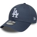 kapa-zaobljena-siva-podesiv-9forty-league-essential-los-angeles-dodgers-mlb-new-era
