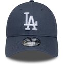 kapa-zaobljena-siva-podesiv-9forty-league-essential-los-angeles-dodgers-mlb-new-era