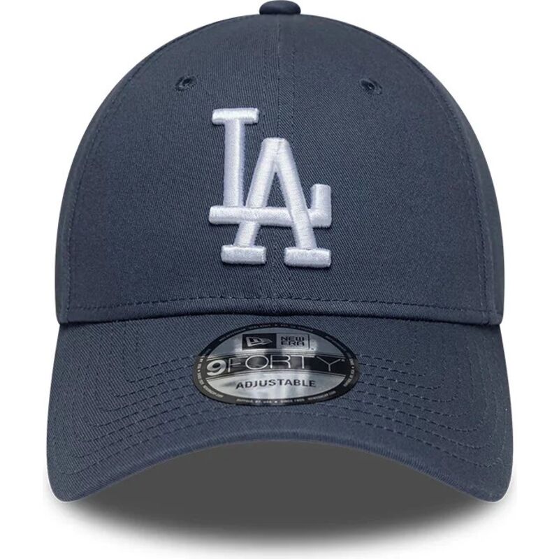 kapa-zaobljena-siva-podesiv-9forty-league-essential-los-angeles-dodgers-mlb-new-era