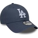 kapa-zaobljena-siva-podesiv-9forty-league-essential-los-angeles-dodgers-mlb-new-era