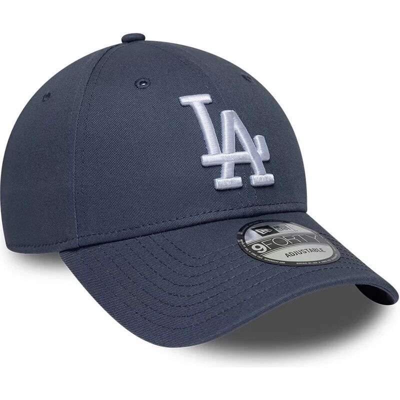 kapa-zaobljena-siva-podesiv-9forty-league-essential-los-angeles-dodgers-mlb-new-era