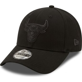 Kapa zaobljena crna podesiv 9FORTY Team Outline Chicago Bulls NBA New Era