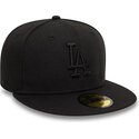 kapa-ravna-crna-prilagodena-59fifty-league-essential-los-angeles-dodgers-mlb-new-era