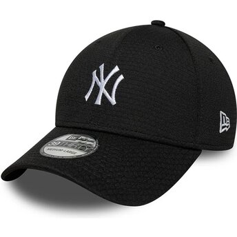 Kapa zaobljena crna prilagođena 39THIRTY Stretch Mesh New York Yankees MLB New Era