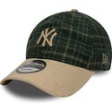 kapa-zaobljena-zelena-podesiv-9twenty-mix-check-new-york-yankees-mlb-new-era