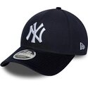 kapa-zaobljena-mornarsko-plava-snapback-9forty-m-crown-cord-visor-new-york-yankees-mlb-new-era