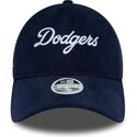 kapa-zaobljena-mornarsko-plava-podesiv-9twenty-cord-script-los-angeles-dodgers-mlb-new-era