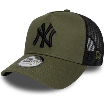 Kapa zaobljena zelena snapback A Frame League Essential New York Yankees MLB New Era