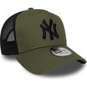 kapa-zaobljena-zelena-snapback-a-frame-league-essential-new-york-yankees-mlb-new-era