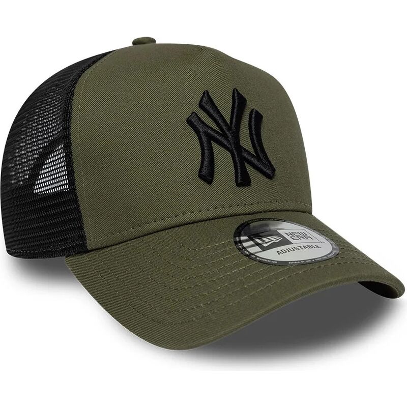kapa-zaobljena-zelena-snapback-a-frame-league-essential-new-york-yankees-mlb-new-era
