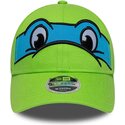 kapa-zaobljena-zelena-snapback-za-djecu-9forty-m-crown-face-leonardo-tortugas-ninja-new-era