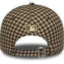 kapa-zaobljena-zelena-podesiv-9forty-m-crown-houndstooth-los-angeles-dodgers-mlb-new-era