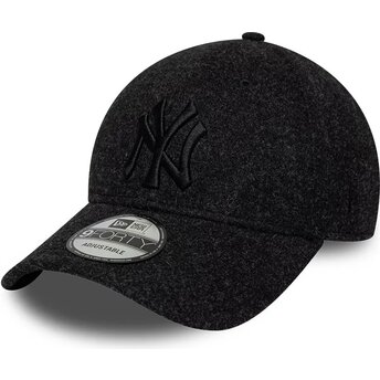 Kapa zaobljena crna podesiv 9FORTY Winter New York Yankees MLB New Era