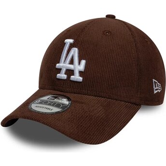 Kapa zaobljena smeđa snapback 9FORTY Entry Cord Los Angeles Dodgers MLB New Era