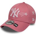 kapa-zaobljena-ruzicasta-podesiv-za-djecu-9forty-space-new-york-yankees-mlb-new-era