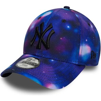 Kapa zaobljena višebojno snapback za djecu 9FORTY All Over Print Space New York Yankees MLB New Era