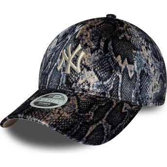 Kapa zaobljena višebojno podesiv 9FORTY Snake Print New York Yankees MLB New Era