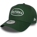 kapa-zaobljena-zelena-snapback-9forty-e-frame-rubber-california-los-angeles-new-era