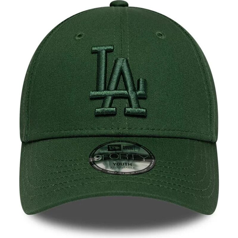 kapa-zaobljena-zelena-podesiv-za-djecu-9forty-league-essential-los-angeles-dodgers-mlb-new-era