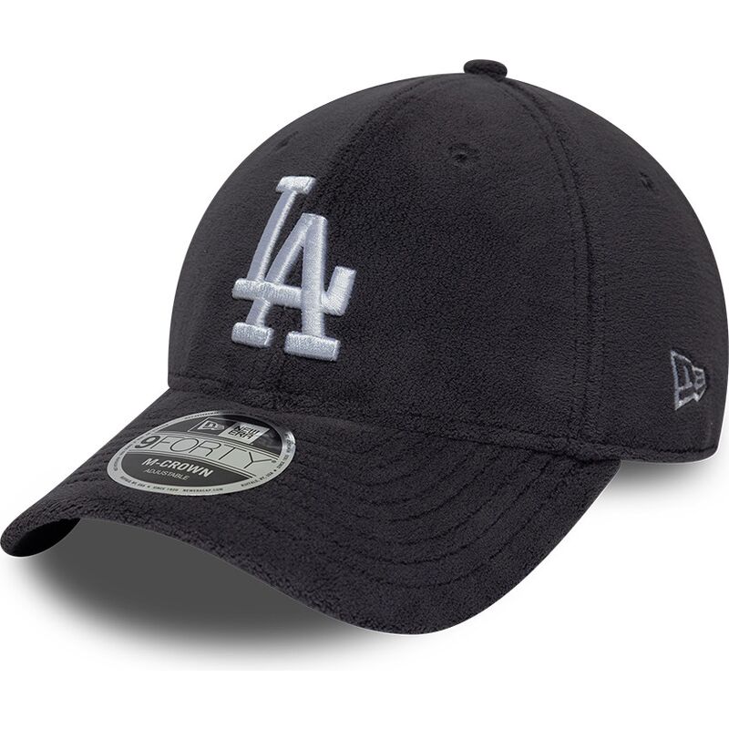 kapa-zaobljena-siva-snapback-9forty-m-crown-fleece-los-angeles-dodgers-mlb-new-era