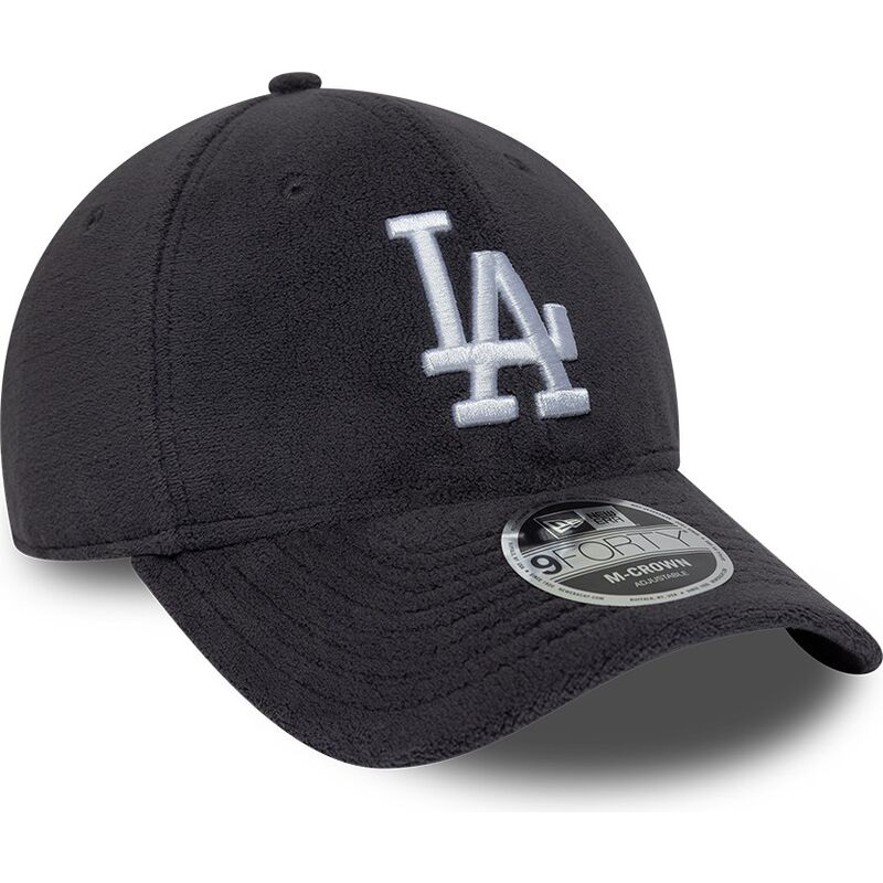 kapa-zaobljena-siva-snapback-9forty-m-crown-fleece-los-angeles-dodgers-mlb-new-era