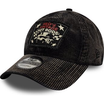 Kapa zaobljena crna podesiv 9TWENTY Patch Acid Cord Hot Rods New Era