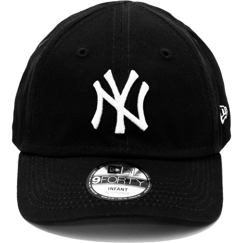 kapa-zaobljena-crna-podesiv-za-djecu-9forty-league-essential-new-york-yankees-mlb-new-era