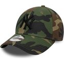 kapa-zaobljena-maskirni-podesiv-za-djecu-9forty-league-essential-new-york-yankees-mlb-new-era