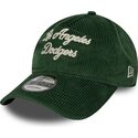kapa-zaobljena-zelena-podesiv-9twenty-a-frame-cord-script-los-angeles-dodgers-mlb-new-era
