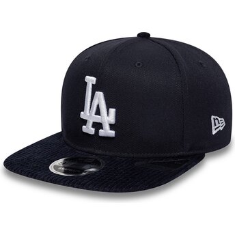Kapa ravna mornarsko plava snapback 9FIFTY Cord Visor Los Angeles Dodgers MLB New Era